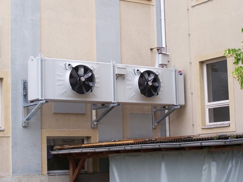 Low-noise-Verflüssiger in einem Krankenhaus